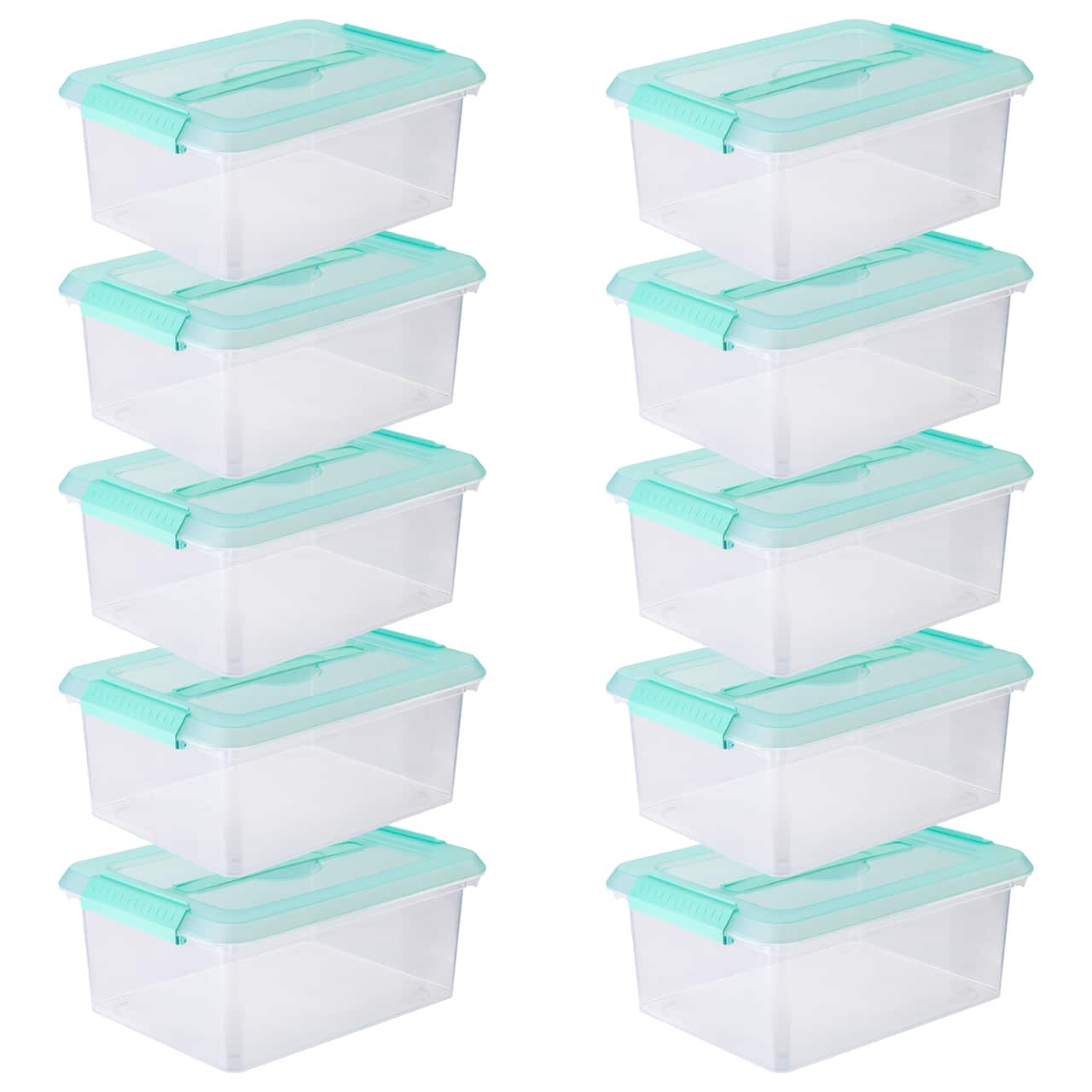 10 Pack: 14.5qt. Storage Bin with Lid by Simply Tidy™